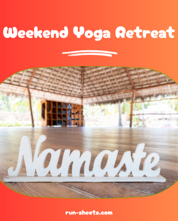 weekend yoga retreat template schedule run sheet